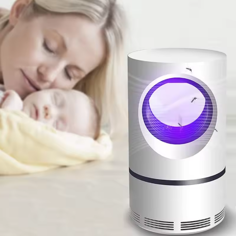 Lampa antykomarowa LED z cichym trybem i portem USB